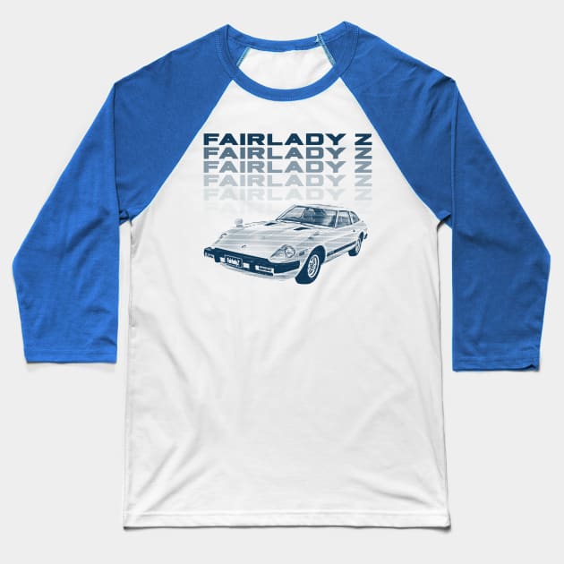 Nissan Fairlady-Z / Datsun 240Z Baseball T-Shirt by CultOfRomance